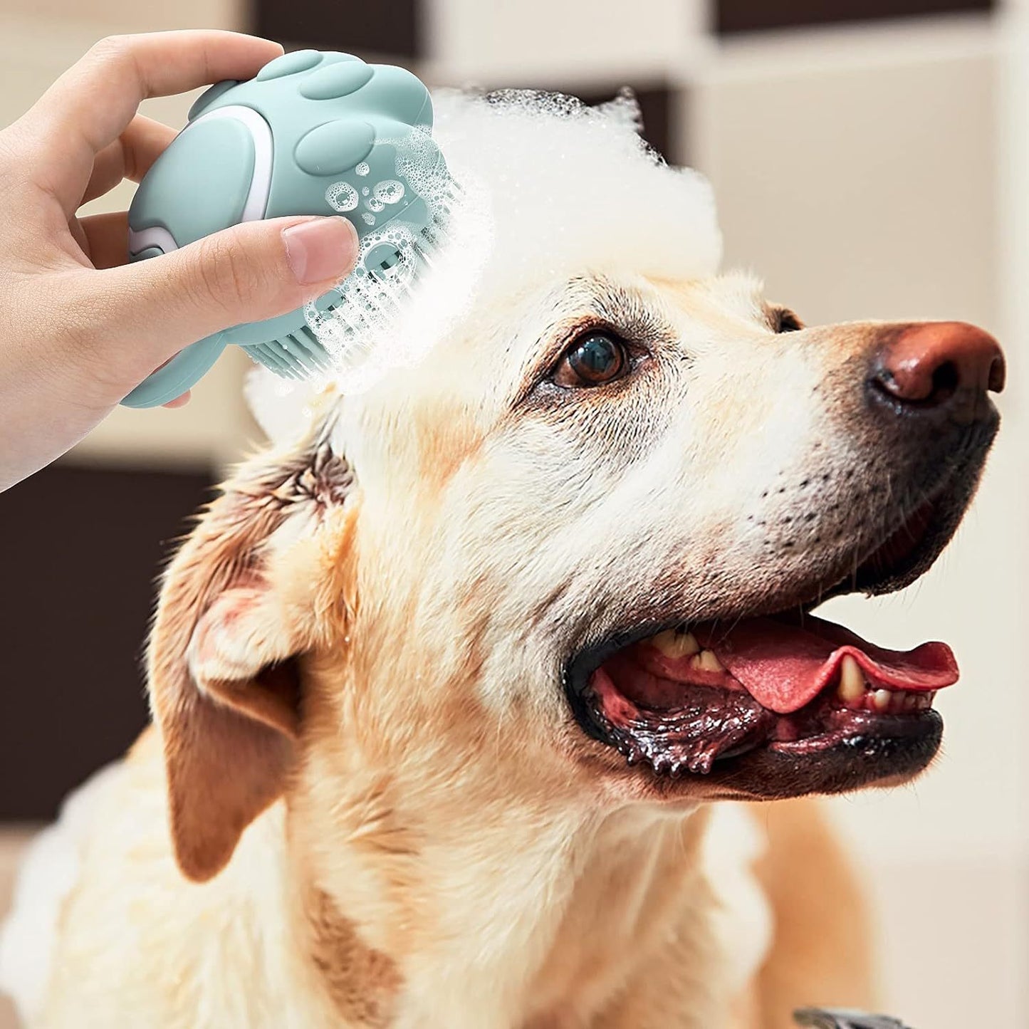 Electric Pet Shampoo Brush