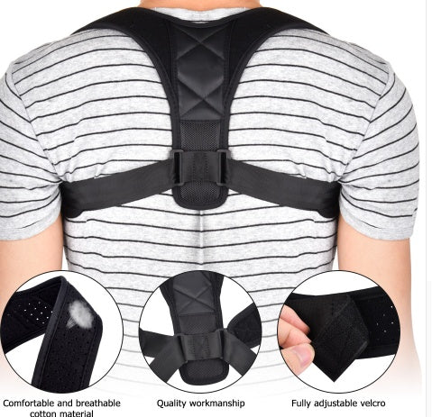 Adjustable Posture Corrector – Back Support Brace