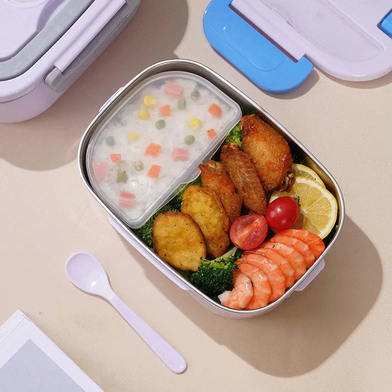 Cordless/Self-heating Electric Lunchbox (Portable, Set-and-forget models)