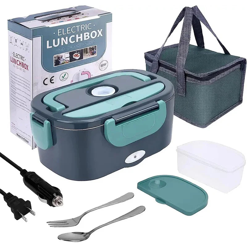 Cordless/Self-heating Electric Lunchbox (Portable, Set-and-forget models)