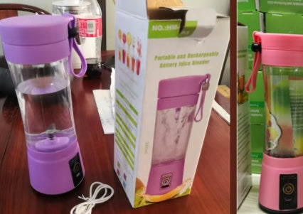 • Portable Blender – USB Rechargeable for Smoothies