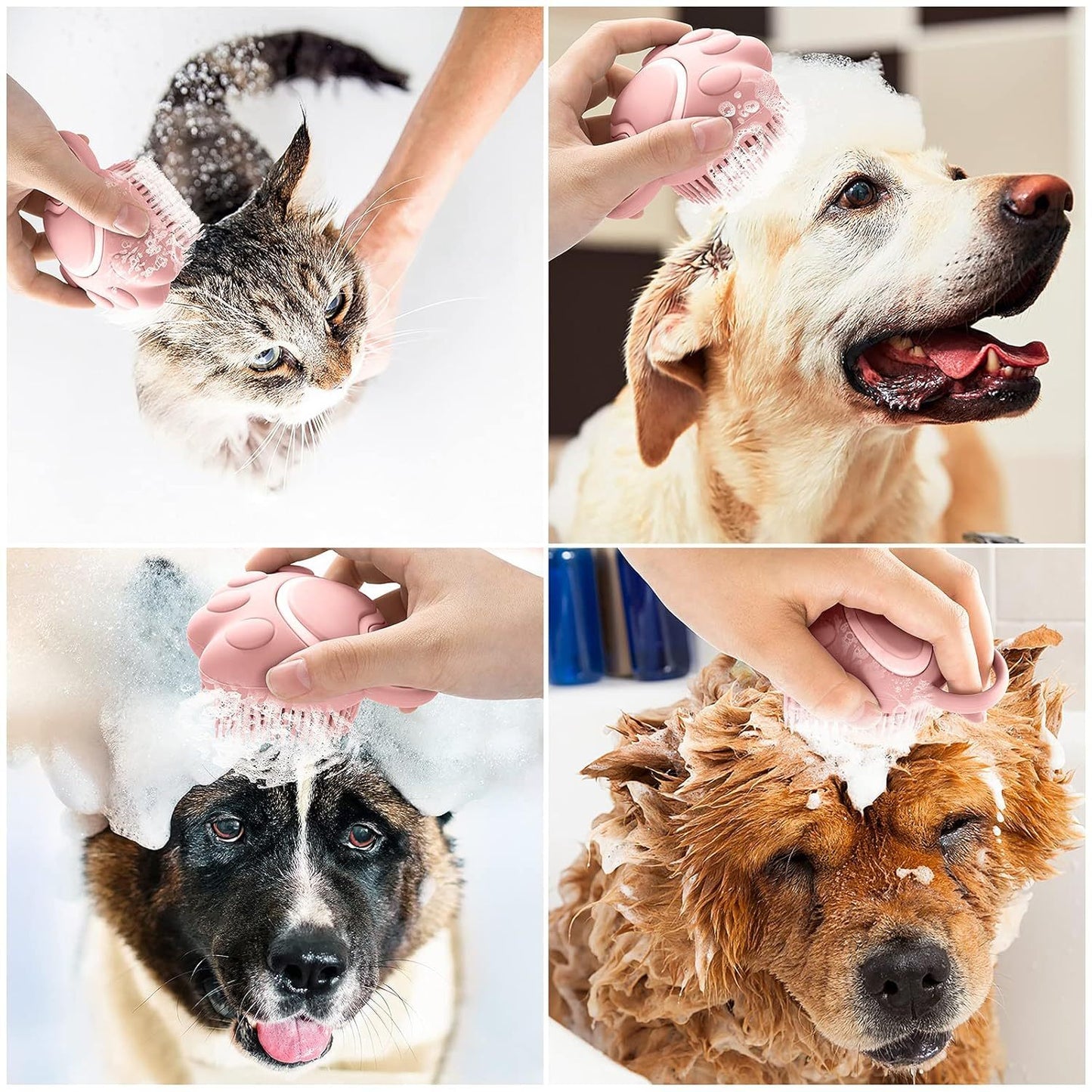 Electric Pet Shampoo Brush