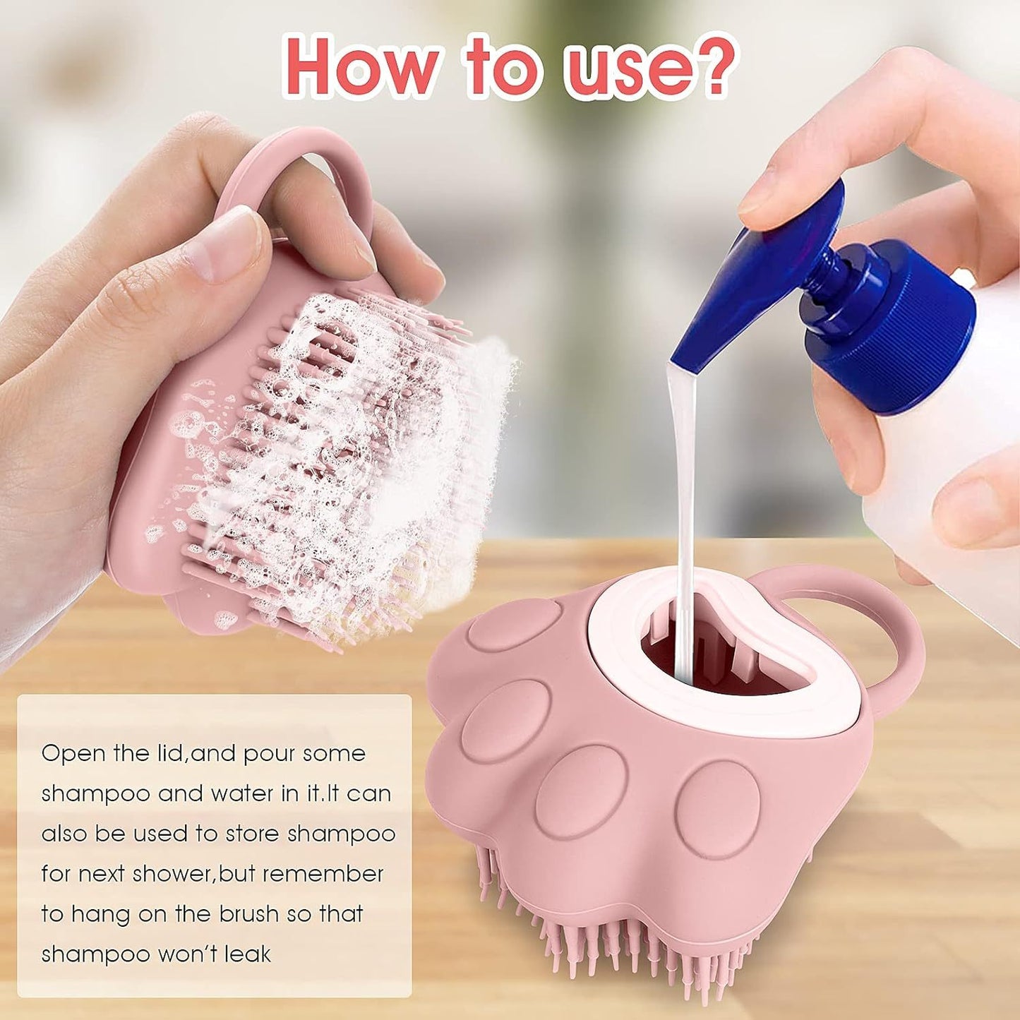 Electric Pet Shampoo Brush