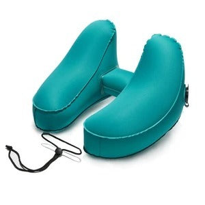 • Travel Neck Pillow with Hoodie – Compact & Comfy