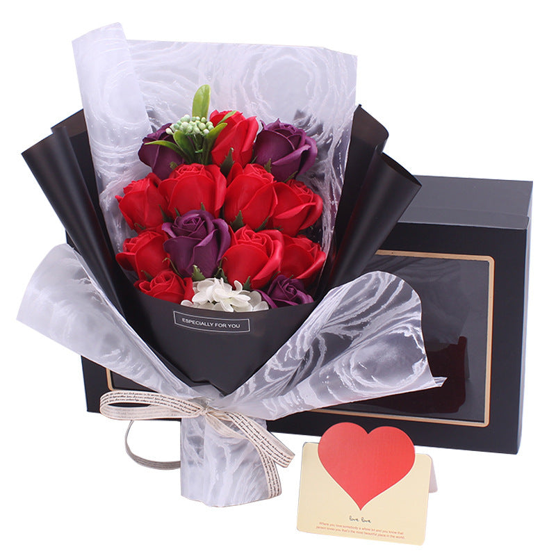 Romantic Rose Lego Kit – Creative Gift for Her
