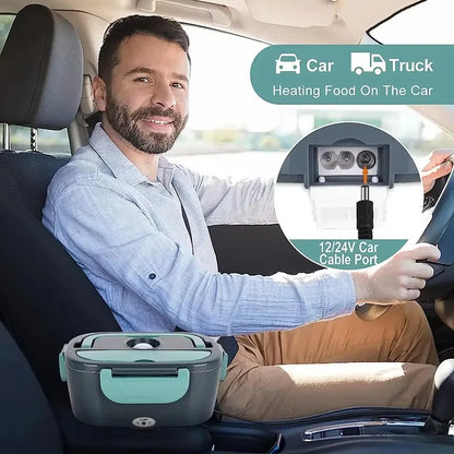 Cordless/Self-heating Electric Lunchbox (Portable, Set-and-forget models)