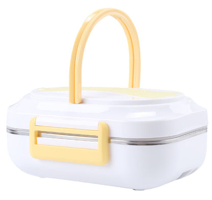 Three-grid Electric Heating Lunch Box Food Heater For Vehicle-mounted Office